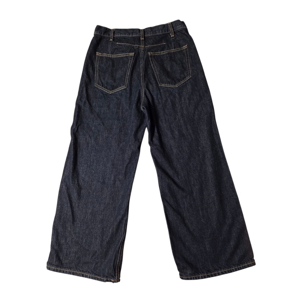 Universal Thread Mid Rise Vintage Wide Leg Button Fly Dark Wash Jeans 6R - Picture 2 of 5